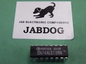 TI SN74ALS138N Integrated Circuit IC Digital Logic Chip 16 DIL DIP 3g GD18 - Picture 1 of 3
