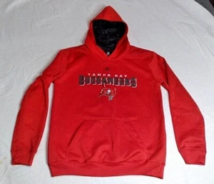 NFL Tampa Bay Buccaneers Red Hoodie Sweatshirt, Size M-Youth 10/12 - Picture 1 of 9