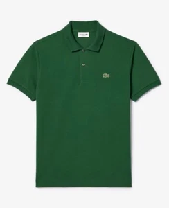Polo LACOSTE Uomo Classic Fit Maniche Corte Cotone Verde - Imagen 1 de 5