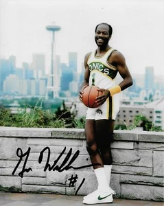 Seattle SuperSonics Gus Williams signiertes Foto 8 x 10 Echtheitszertifikat 3 - Bild 1 von 1