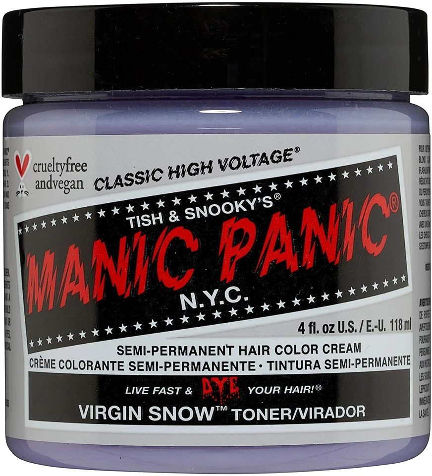 Manic Panic High Voltage Classic Cream Hair Color Virgin Snow 4oz