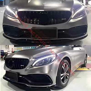 Facelift 2015-18 Mercedes Benz W205 C Class Front Bumper Kit to W205 C63 AMG - Picture 1 of 2