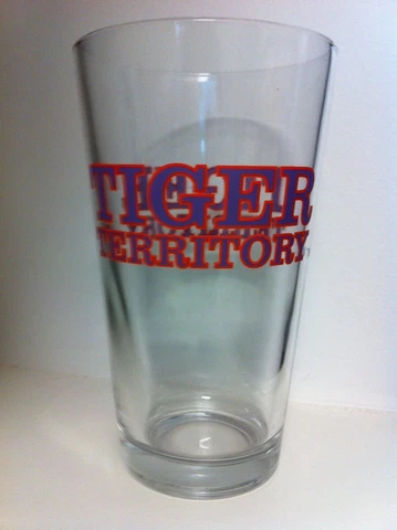 Clemson Tigers "Tiger Territory" Pint Pilsner Mixer Beer Glass 16 oz. NEW Cover