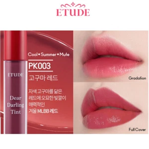 ETUDE HOUSE Dear Darling Water Gel Tint #PK003 Sweet Potato Red Lip Stain - Picture 1 of 9