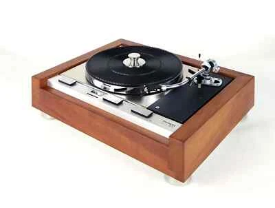 Tourne Disque Restauré Thorens TD 125 MKII Avec SME 3009 En Bois De Poirier - Photo 1/4