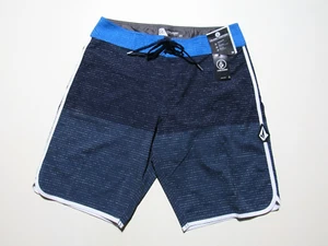 New Volcom Mens Size 29 Blue Mod Tech Beach Surf Swim Trunk Shorts Stretch $60 - Picture 1 of 7