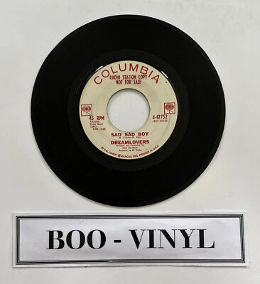 The Dreamlovers - Sad, Sad Boy 7” Promo Funk Soul Blues Vinyl VG+ - Bild 1 von 4