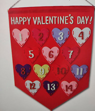 16 Packs Hanging Swirl Decorations 3D Love Heart Garland Kits for  Valentines Day