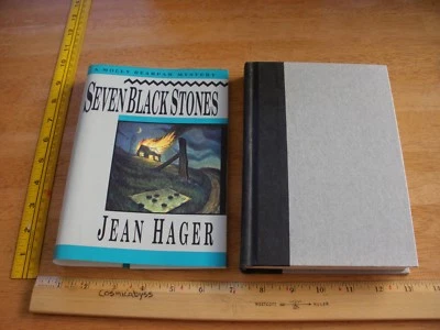 Seven Black Stones by Jean Hager HC/DJ *SIGNED* 1st Edition 1st Print Excellent Foto 1 de 4