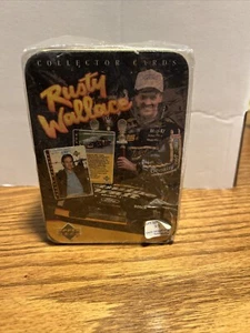 NASCAR Rusty Wallace 5 Upper Deck Collector Cards 1995 Metallic Impressions #2 - Picture 1 of 2