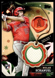 2024 Topps Holiday NOLAN SCHANUEL RC RELIC #RC-NS - Picture 1 of 2