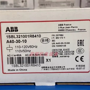 1pz Contattore ABB A40-30-10 110V50Hz/110-120V60Hz 1SBL321001R8410 - Foto 1 di 3