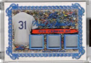 2021 Leaf Art Of Sport Paint by Numbers #PBN-23 Mike Piazza 2/3 Jersey Patch