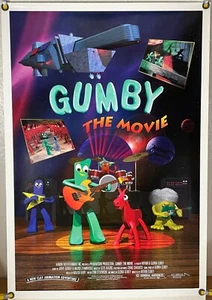 GUMBY IL FILM ARROTOLATO ORIGINALE UN FOGLIO FILM ART CLOKEY (1995) - Foto 1 di 4