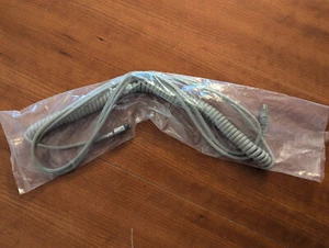 IBM SDL to PS/2 NEW NOS keyboard cable coiled LONG for Model M 1393118 - Photo 1/6