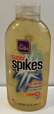 La Bella Super Spike Styling Gel Fast Drying Extreme Hold 22 Oz New - Image 1 of 4