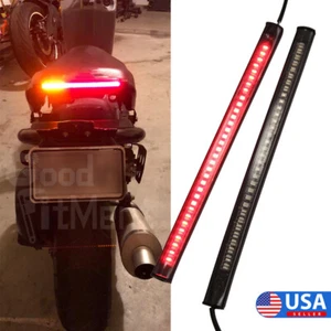 Motorcycle 49 LED Strip Light Tail Brake Turn Signal For Honda CB1100 750 600 US - Foto 1 di 12