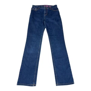 The Children's Place Girls 14 Skinny Jeans Dark Wash Denim Adjustable Waist - Picture 1 of 5
