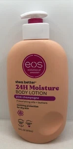 EOS Shea Better Body Lotion Pink Champagne 24H Moisture Skin Care 16 Fl OZ NEW - Picture 1 of 7