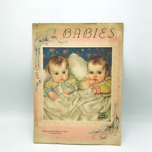 1933 Babys Illustrationen Maud Tousey Engel 16 Drucke Gedichte Dorothy Joslyn - Bild 1 von 12