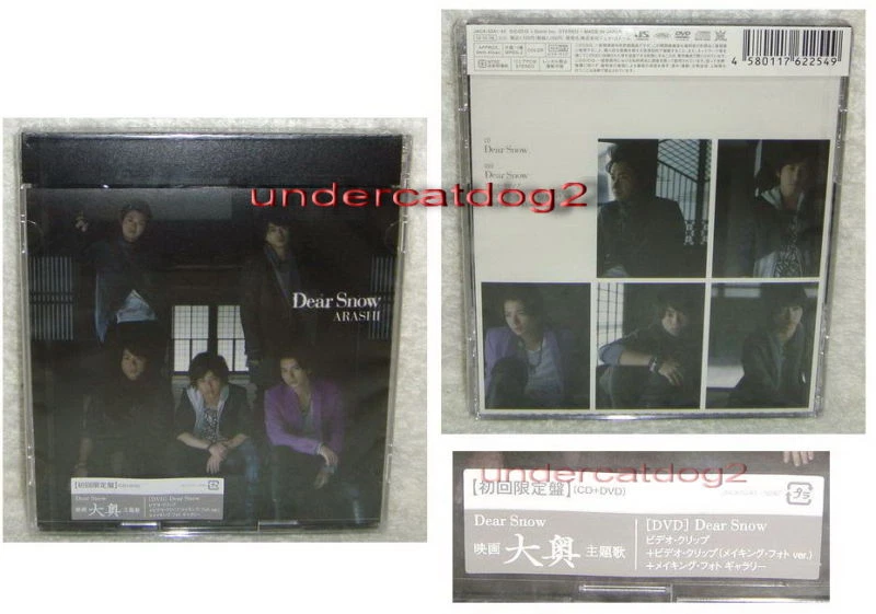 Arashi DEAR SNOW First edition Limited Edition * CD DVD