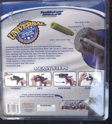 Imprimación manual Frankford Arsenal con sistema de pinza universal 909283 Foto 1 de 3