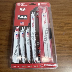 MILWAUKEE SAWZALL Demolition Blade Set (49-22-1129) 12-pc - NEW - Picture 1 of 7