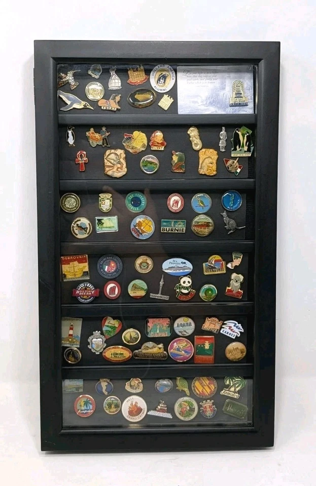 混批77翻领别针、城市各州、国家纪念品。 — 第 1/4 张图片