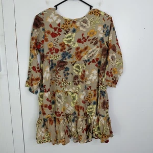 Natural Life Kleid Damen XS Stufen Boho Botanical Floral Heidi Blumen erdig - Bild 1 von 8