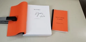 THE 5TH WAVE by RICK YANCEY : SIGNED MANUSCRIPT - Picture 1 of 1