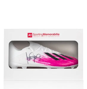 Luis Garcia Signed Football Boot - Adidas X 19.3 Pink/White - Gift Box - Imagen 1 de 5