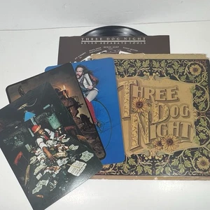Three Dog Night – Seven Separate Fools 1972 Dunhill Vinyl Record LP w/ 3 Cards - Foto 1 di 2