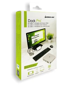 IOGEAR Silver GUC3C4HP Dock Pro 60 USB-C 4K Station with Game+ Mode - Afbeelding 1 van 9
