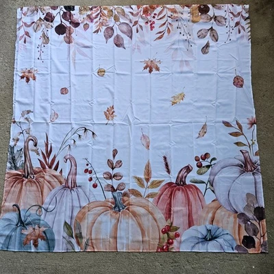 Shower Curtain w/ Rings 8 Different Fall Graphic Patterns - Image 1 of 4