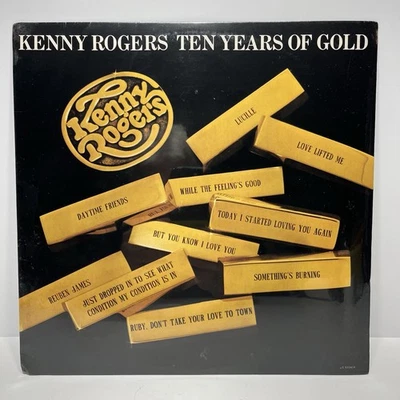 Kenny Rogers Ten Years Of Gold LP Vinyl Record 1977 NEW SEALED  - Image 1 of 4