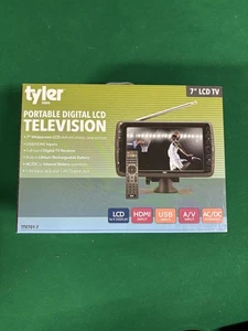 Tyler TTV701 7" Portable Widescreen LCD TV with Detachable Antennas, USB/SD Card - Picture 1 of 3