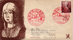 Spagna 1951 copertina Isabel la Catolica francobollo speciale Arevalo (Avila) (2008) - Foto 1 di 1