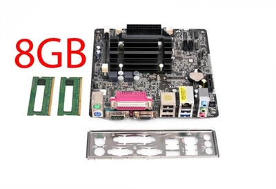 ASRock Q1900B-ITX Mainboard Intel Quad-Core (1,99GHz) inkl. 8GB RAM + I/O Shield - Bild 1 von 4