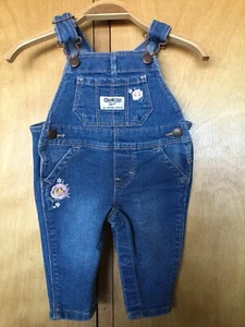 Baby Mädchen OSHKOSH B'GOSH Denim Overall Vestbak Größe 3 Monate gebraucht, in einwandfreiem Zustand - Bild 1 von 4