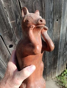 Präkolumbianische Ecuador Südamerika Keramik Katze (gefunden 1919) 11,5 Zoll H - Bild 1 von 20