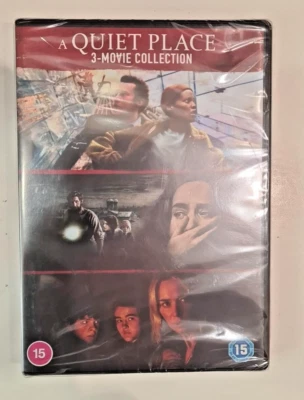 A QUIET PLACE 3 MOVIE COLLECTION      BRAND NEW SEALED GENUINE UK DVD - Image 1 of 2