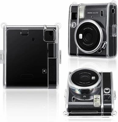 Protective Clear Case for Fujifilm Instax Mini 40 Camera Crystal Hard PVC Cover - Image 1 of 4