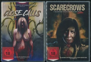 Close Calls + Scarecrows (DVD) Horror/Low-Budget/Slasher (NEU) FSK 18 (UNCUT) - Imagen 1 de 2