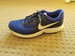 nike men's revolution 4 navy blue running shoes