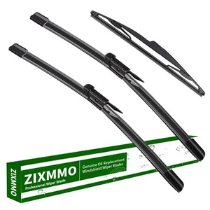 Ford Focus 2012-2018 Wiper Blades Set of 3 OEM 28"/28"/12" Pinch Tab - Picture 1 of 6