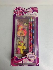 My Little Pony Play and Write Set Pencils Erasers