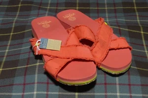 Vionic Beach Panama Poppy Boardwalk Canvas Sandals, Women’s Size 10 US, NWT - Picture 1 of 8