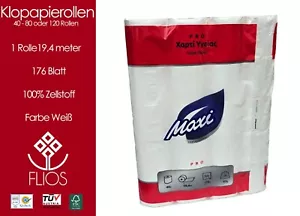 120 Klopapierrollen - WC Papier 2 lagig 100% Zellstoff - Bild 1 von 3