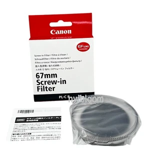 New CANON Circular Polarizing Filter 67mm PL-C B 67mm Screw-in Filter - Picture 1 of 6