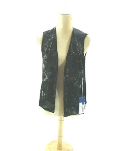 NWT STRENESSE Black Beaded Vest Size 4 Retail $490 - Picture 1 of 9